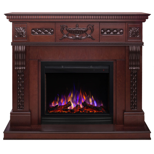 Электрокамин RealFlame Corsica Lux 25,5/26 AO античный дуб с очагом Saphir 25,5
