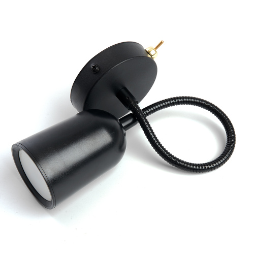 ML400 настенный под лампу с выключателем MR16/GU10, 35W,  черный фото 2