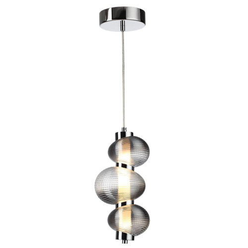 5096/12L L-VISION ODL25 361 хром/дымчатый градиент/металл/стекло Подвес LED 12W 4000K 1492Лм BRUCO фото 3 5096/12L L-VISION ODL25 361 хром/дымчатый градиент/металл/стекло Подвес LED 12W 4000K 1492Лм BRUCO фото 3