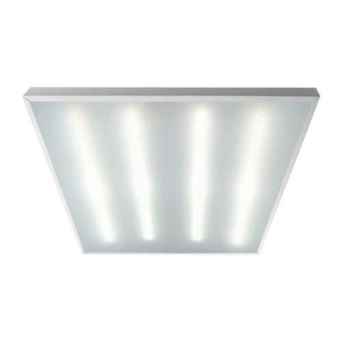 Офисный светильник серии TR Грильятто 588х588х40, 36Вт, 4000К, опал фото 3