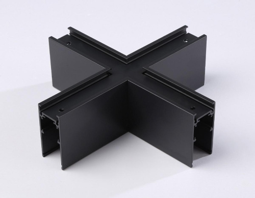 Коннектор X-образный для накладного шинопровода Ambrella light Track System Magnetic GL3376 фото 3