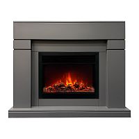 Электрокамин RealFlame Lindelse 26 GR серый, графит c очагом Moonblaze Black