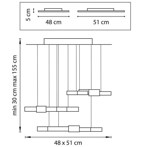 Подвесной светодиодный светильник Lightstar Favo 750221 фото 2