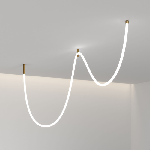 Потолочное крепление для круглого гибкого неона Full light латунь FL 2820 латунь фото 3