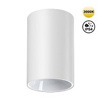 359416 OVER NT24 430 белый Светильник накладной влагозащищённый IP54 LED 10W 170-265V 3000К 830Лм RECTE