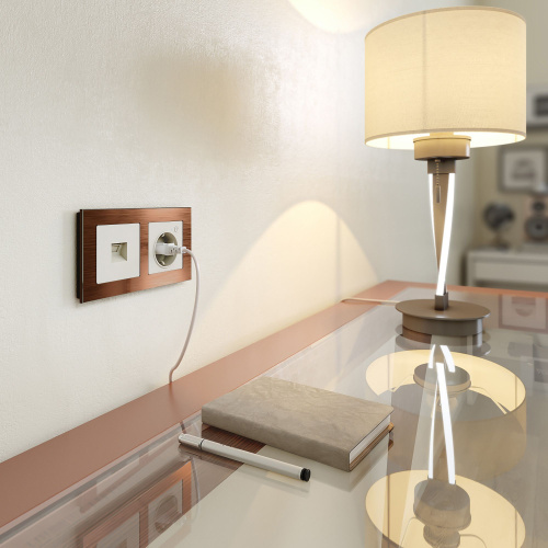 Розетка Ethernet RJ-45 (слоновая кость) W1181003 фото 2 Розетка Ethernet RJ-45 (слоновая кость) W1181003 фото 2