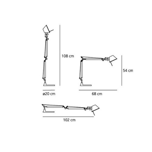 Настольная лампа Tolomeo Mini фото 5