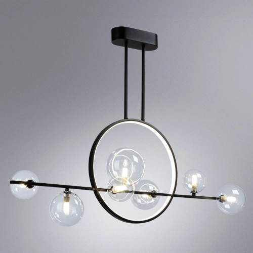 Люстра на штанге Arte Lamp SATURN A7791SP-59BK фото 2 Люстра на штанге Arte Lamp SATURN A7791SP-59BK фото 2