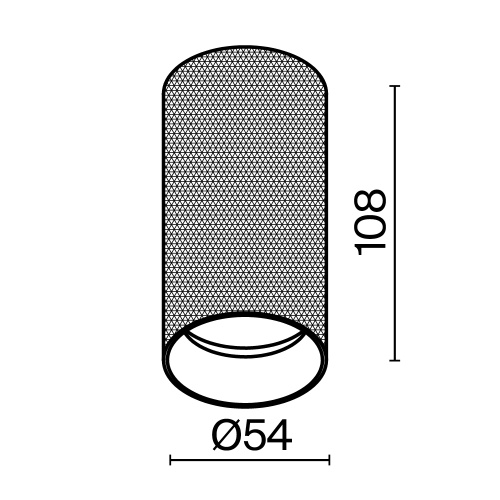 Потолочный светильник Technical C080CL-01-GU10-B фото 3