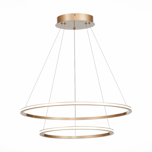 ST604.243.56 Светильник подвесной ST-Luce Золотистый/Белый LED 1*56W 4000K Подвесные светильники фото 3 ST604.243.56 Светильник подвесной ST-Luce Золотистый/Белый LED 1*56W 4000K Подвесные светильники фото 3