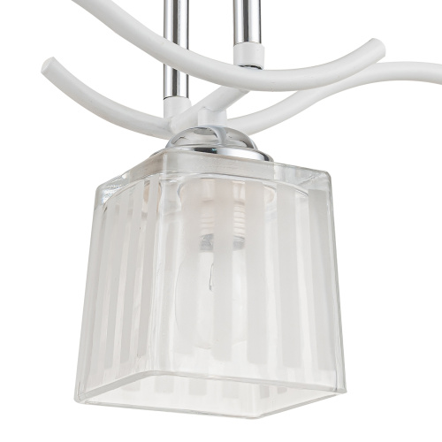Потолочный светильник Escada 535/3PL E27*40W Chrome/White фото 3 Потолочный светильник Escada 535/3PL E27*40W Chrome/White фото 3