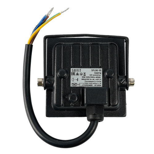 Светодиодный прожектор SAFFIT SFL90-10 IP65 10W 4000K черный фото 5