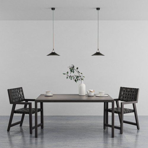 DK5664-BK Cветильник для трека-ремня Belty Smart, серия Flow, со светодиодом, D300*H71мм, 48V DC, 20W, RA90, 120°, 2700-6500K, IP20, черный, алюминий фото 4