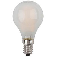 Лампа светодиодная филаментная ЭРА E14 9W 4000K матовая F-LED P45-9w-840-E14 frost Б0047027