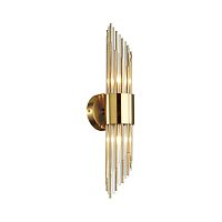 4847/2W HALL ODL21 420 золото/металл/стекло Бра G9 2*40W FLAMBI