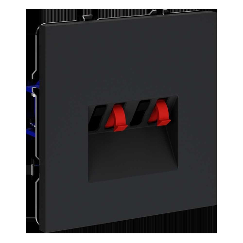 Розетка акустическая встраиваемая Voltum S70 4-местная, (графит) VLS060307 Розетка акустическая встраиваемая Voltum S70 4-местная, (графит) VLS060307