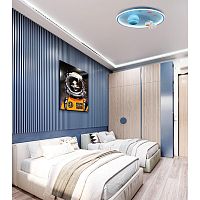 6507/80CL LEDIO LN26 355 белый, синий Потолочный светильник с ПДУ LED 83W 3000-6000K 220V ATLAS