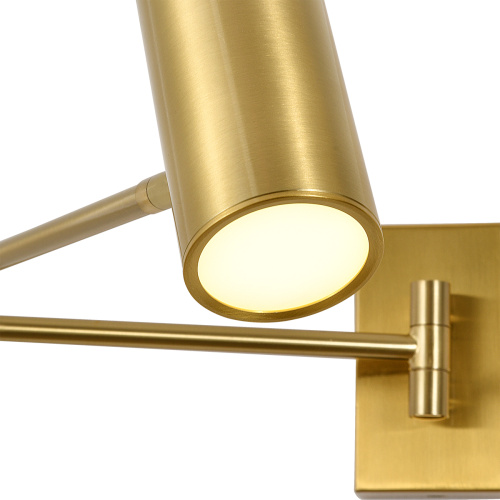 Настенный светильник Escada 10282/1 LED*6W Brass фото 3 Настенный светильник Escada 10282/1 LED*6W Brass фото 3