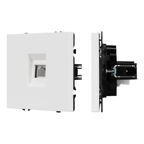 Механизм телефонной розетки SCT-NOBE-MTL1-SFPL-WH (RJ-11, 4C) Arlight 054300 Механизм телефонной розетки SCT-NOBE-MTL1-SFPL-WH (RJ-11, 4C) Arlight 054300