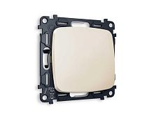 Комплект механизма 1-кл проходного выключателя AMBRELLA VOLT OMEGA Бежевый глянец QUANT (OP3010, VM105) MO301020