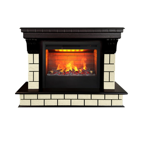Электрокамин RealFlame Castle 26 AO античный дуб с очагом 3D Helios 26 Электрокамин RealFlame Castle 26 AO античный дуб с очагом 3D Helios 26