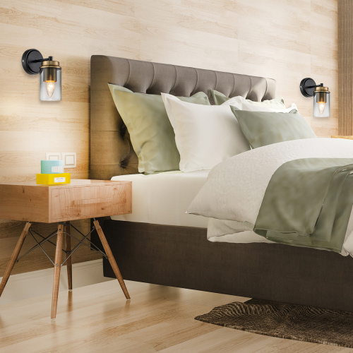 Настенный светильник Escada 2118/1A E14*40W Black/Brass фото 4 Настенный светильник Escada 2118/1A E14*40W Black/Brass фото 4