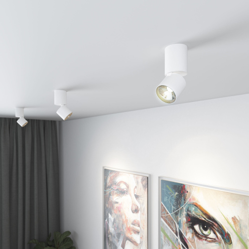 Светильник потолочный поворотный светодиодный Sens 10W 4000K белый 25042/LED фото 5 Светильник потолочный поворотный светодиодный Sens 10W 4000K белый 25042/LED фото 5