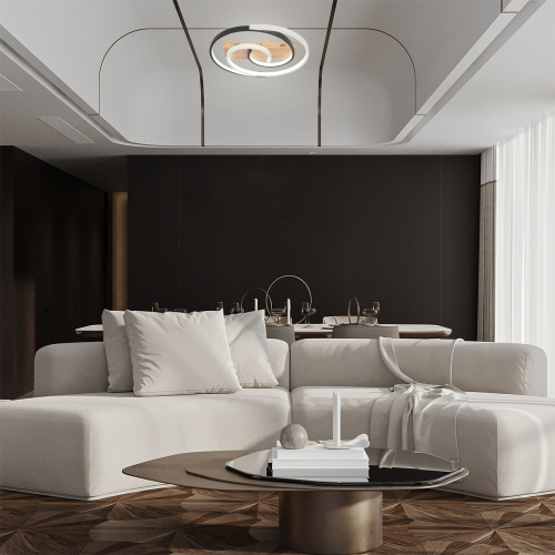 Потолочный светильник Escada 10265/1 LED*67W Black/Wood фото 3 Потолочный светильник Escada 10265/1 LED*67W Black/Wood фото 3