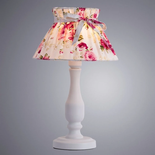 Декоративная настольная лампа Arte Lamp MARGHERITA A7028LT-1WH фото 2 Декоративная настольная лампа Arte Lamp MARGHERITA A7028LT-1WH фото 2