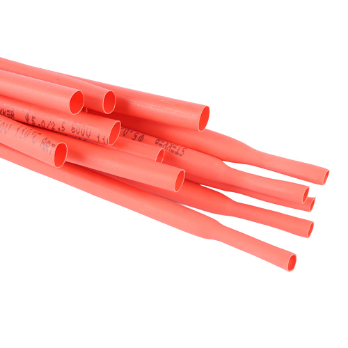 Термоусадочная трубка STEKKER 5,0/2,5 мм, длина 100 см., усадка 2:1, красный HST-525-100RD фото 5