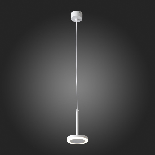 ST104.503.06 Светильник подвесной Белый LED 1*6W 3000K 468Lm Ra>80 120° IP20 D112xH184 170-240V Подвесные светильники фото 9