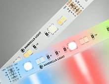 Светодиодная лента 24В 5050+2535 90Led 13Вт/м Цветная RGB+CCT 3000K-6500K IP20 5м