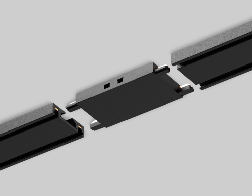 Коннектор прямой токопроводящий Magnetic Ultra slim 26 48В черный фото 2 Коннектор прямой токопроводящий Magnetic Ultra slim 26 48В черный фото 2