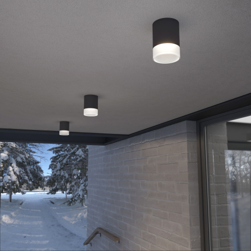 Уличный потолочный светильник Light LED 2107 IP54 35140/H черный фото 2 Уличный потолочный светильник Light LED 2107 IP54 35140/H черный фото 2