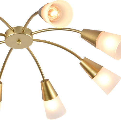 Потолочный светильник Escada 1100/8P Е14*40W Gold фото 2 Потолочный светильник Escada 1100/8P Е14*40W Gold фото 2