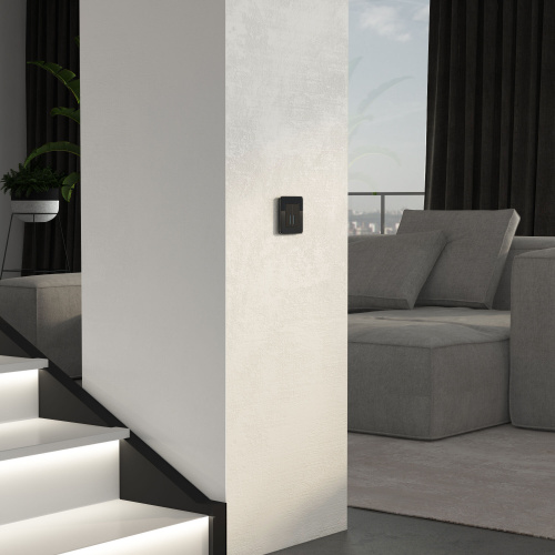 Рамка из стекла на 1 пост Elite черный W0012448 фото 2 Рамка из стекла на 1 пост Elite черный W0012448 фото 2