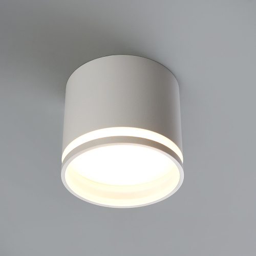 Светильник потолочный Feron HL362 LUNA 12W, 230V, GX53, белый фото 3