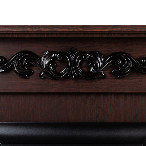 Электрокамин RealFlame Dominica DN орех с очагом Majestic Lux Brass фото 5