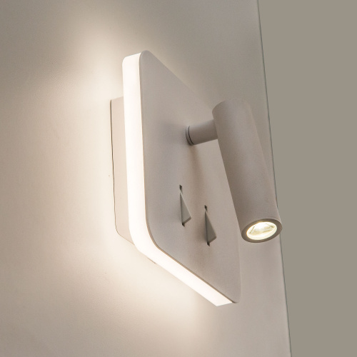 Citilux Декарт CL704420 LED Бра с выключателем Белое фото 4 Citilux Декарт CL704420 LED Бра с выключателем Белое фото 4