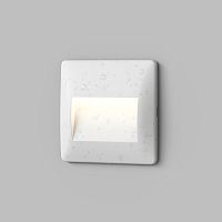 Светильник встраиваемый в стену HELM, IP65, LED 3000K, 2.5 Вт, белый, пластик