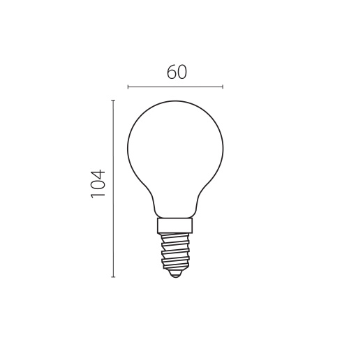 933004 Лампа энергосберегающая LED FILAMENT 220V A60 E27 8W=80W 810LM 360G CL 4000K 15000H фото 2
