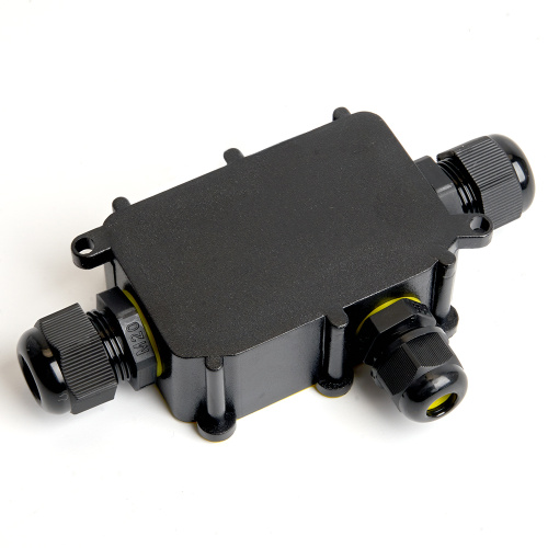 Коробка распределительная STEKKER  LD523 водонепроницаемая на 3 выхода, 450V, 140х78х36, черный фото 6