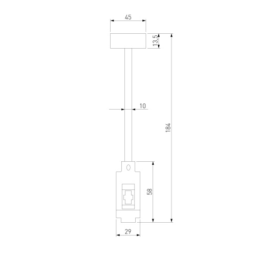 Esthetic Magnetic Декоративная стойка 184 мм (без питания) 85143/00 фото 5 Esthetic Magnetic Декоративная стойка 184 мм (без питания) 85143/00 фото 5