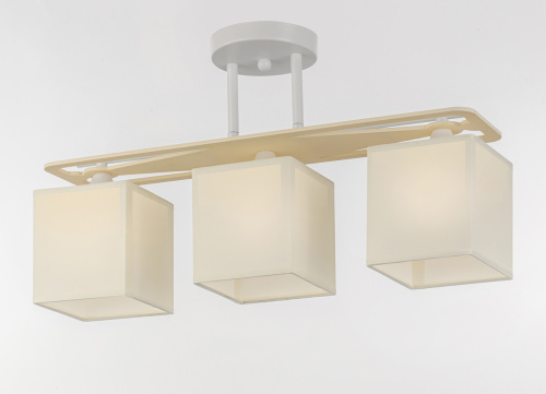 Потолочный светильник Escada 1117/3PL E27*60W Chrome/White фото 4