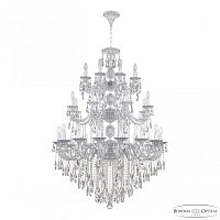 Люстра с хрустальными подвесками AL78101/16+8+8/300/3d B WMN Bohemia Ivele Crystal (Богемия Ивеле Кристалл)