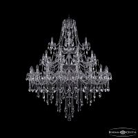 Люстра хрустальная 1415/20+10+5/460/3d Ni