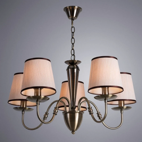 Подвесная люстра Arte Lamp FIONA A3227LM-5AB фото 2 Подвесная люстра Arte Lamp FIONA A3227LM-5AB фото 2