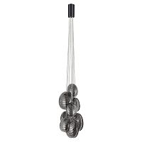 5038/8 MODERN ODL24 000 черный/дымчатый/металл/стекло Люстра G9 8*40W MUSSELS
