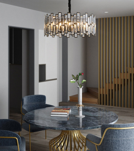 Люстра D8524P/S black/clear фото 2