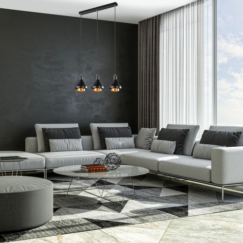 Подвесной светильник Escada 1147/3S E27*60W Black фото 2